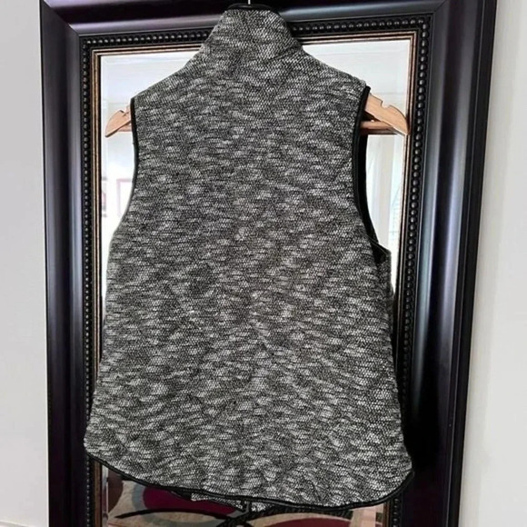 Takara Metallic Full Zip Vest Medium Gray Silver - Picture 3 of 7